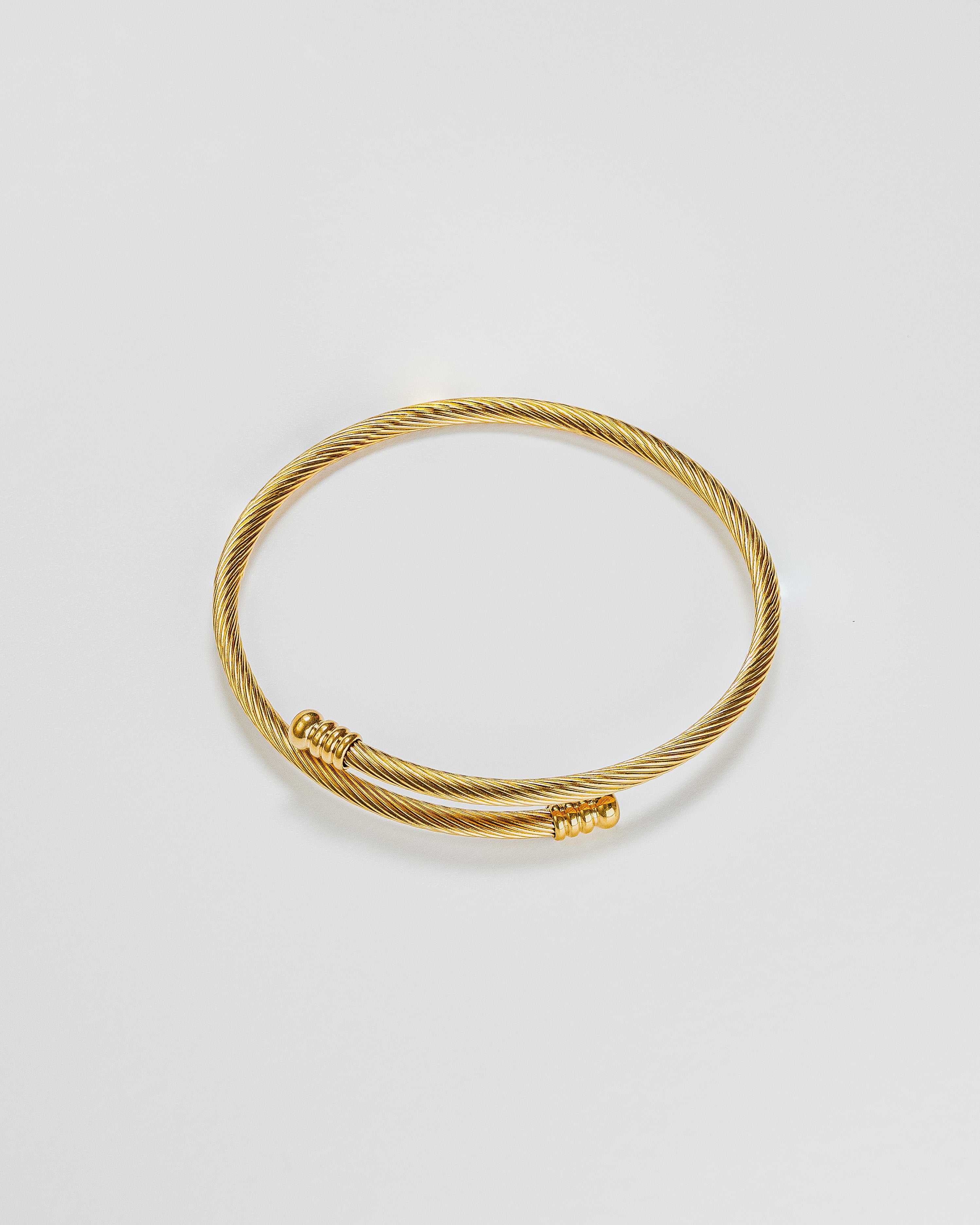 Sammy Open Spiral Bangle Bracelet