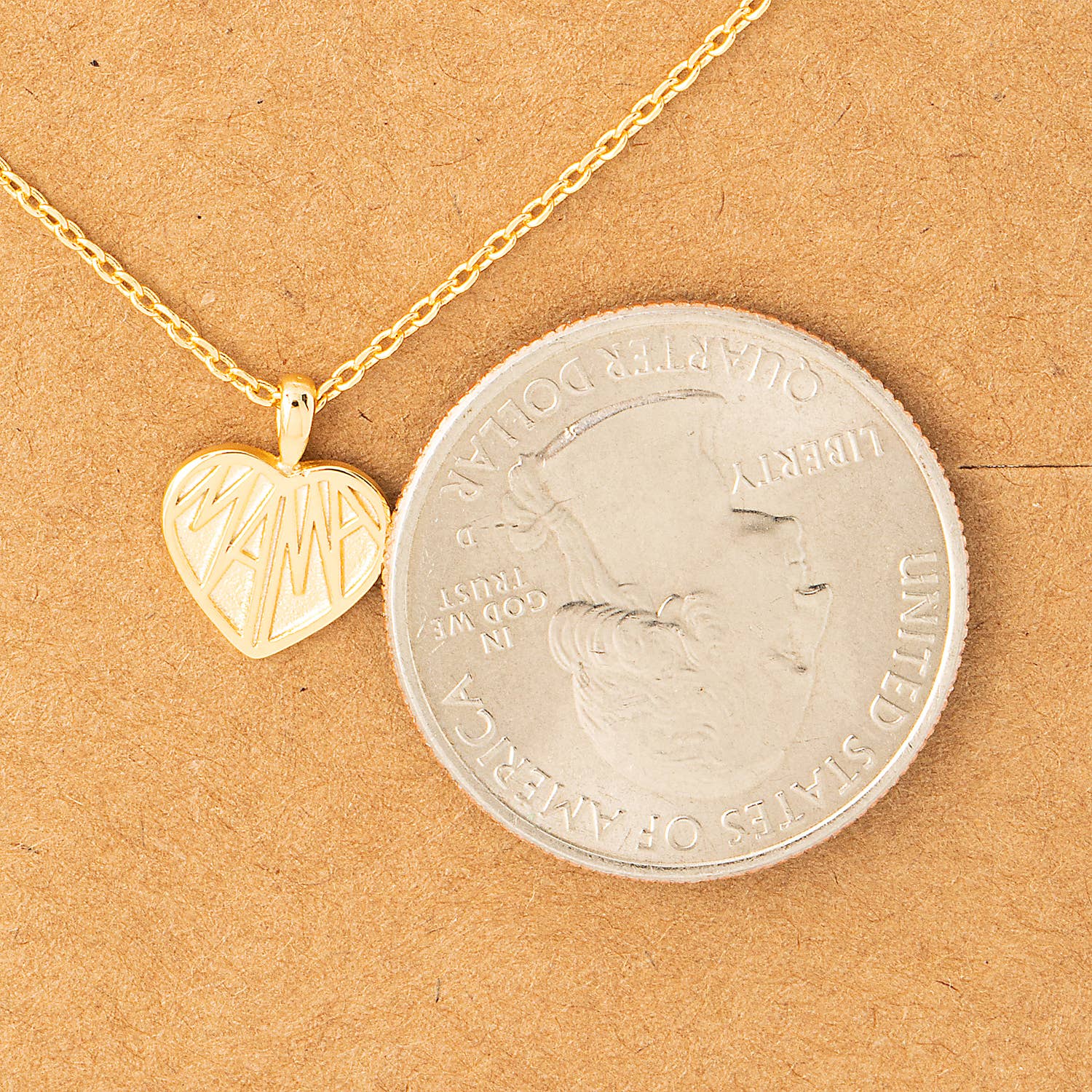Mama Heart Pendant Necklace