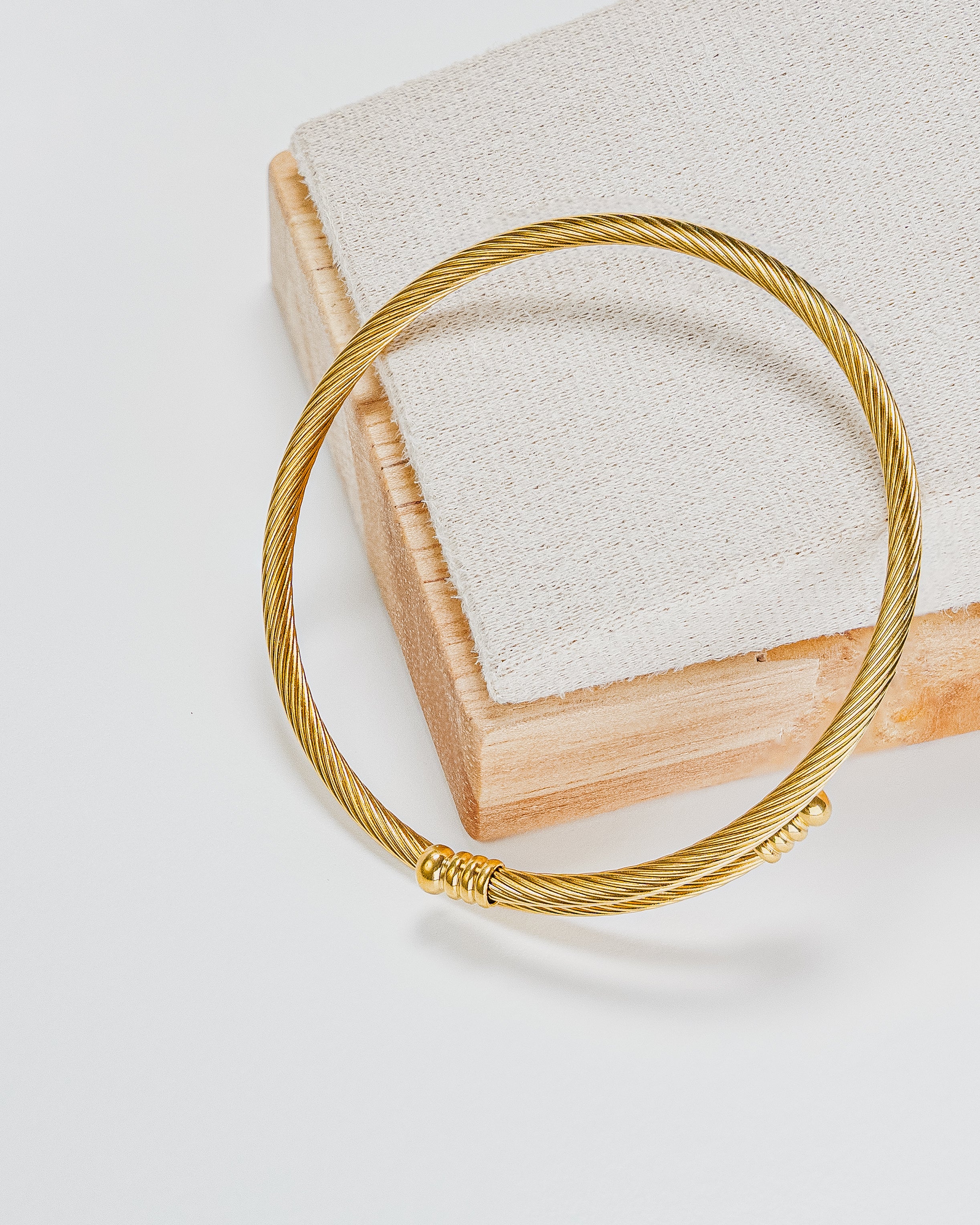 Sammy Open Spiral Bangle Bracelet