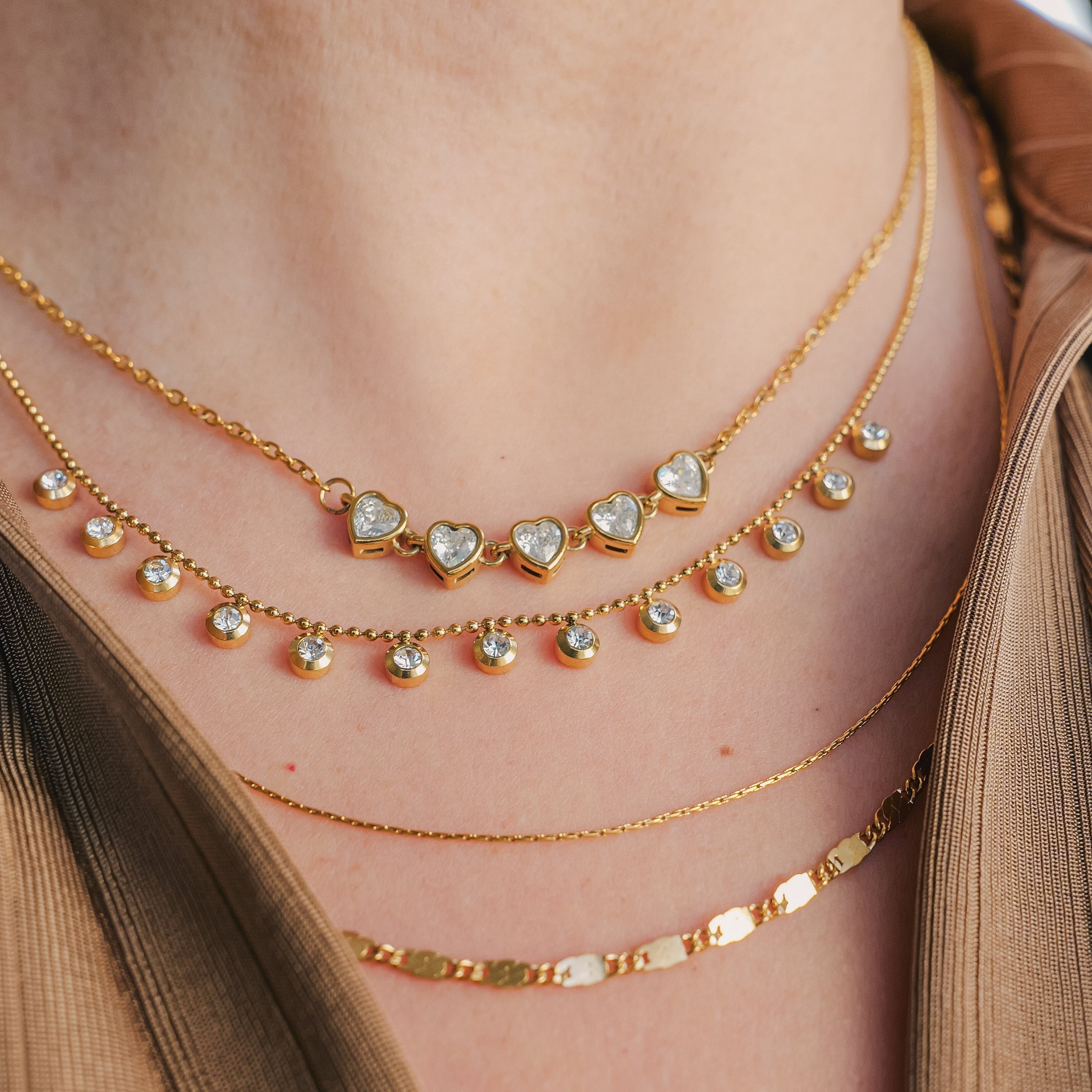 The Sweetheart Layers Set of 3 Necklaces