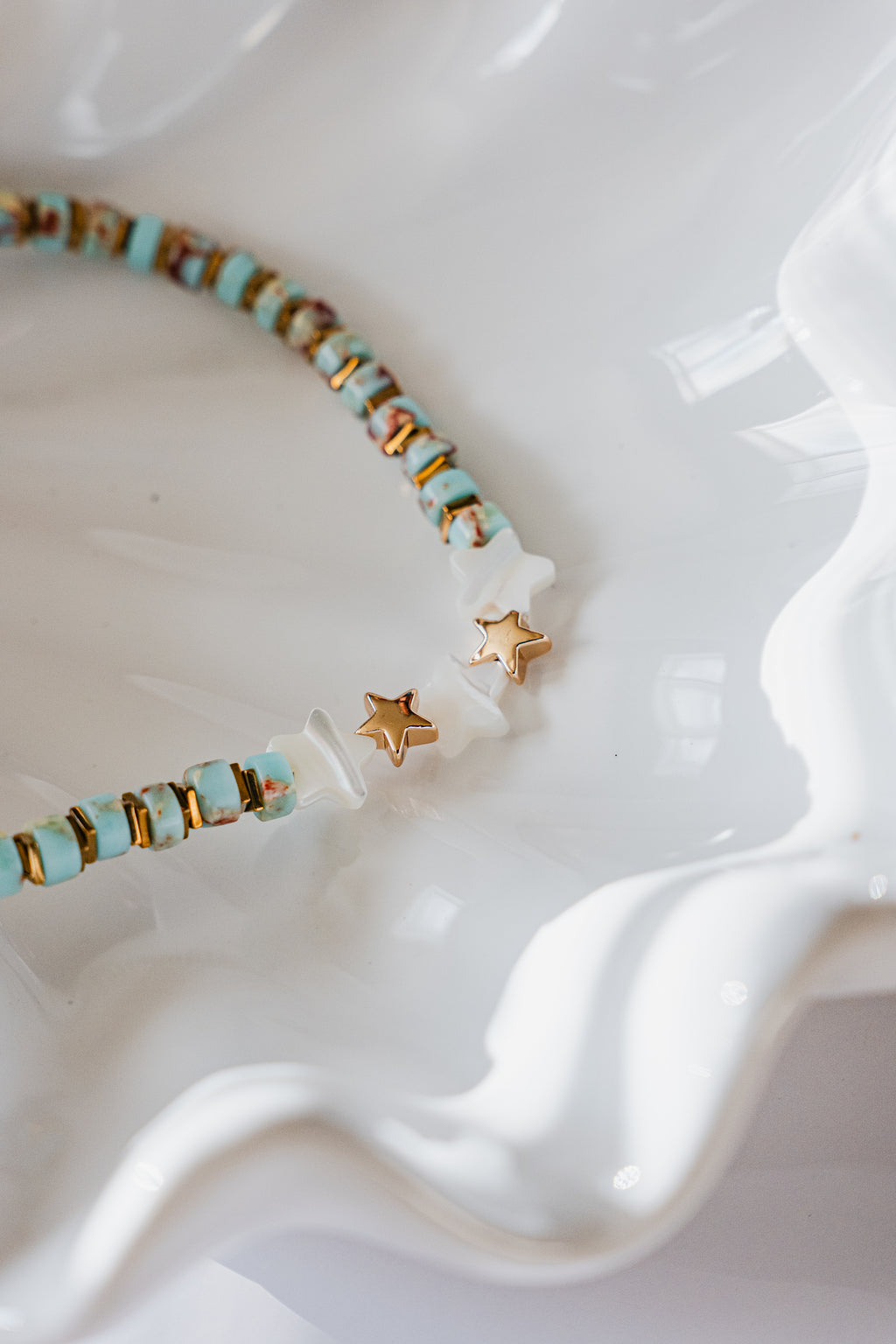 Serpentinite Jasper Beaded Necklace