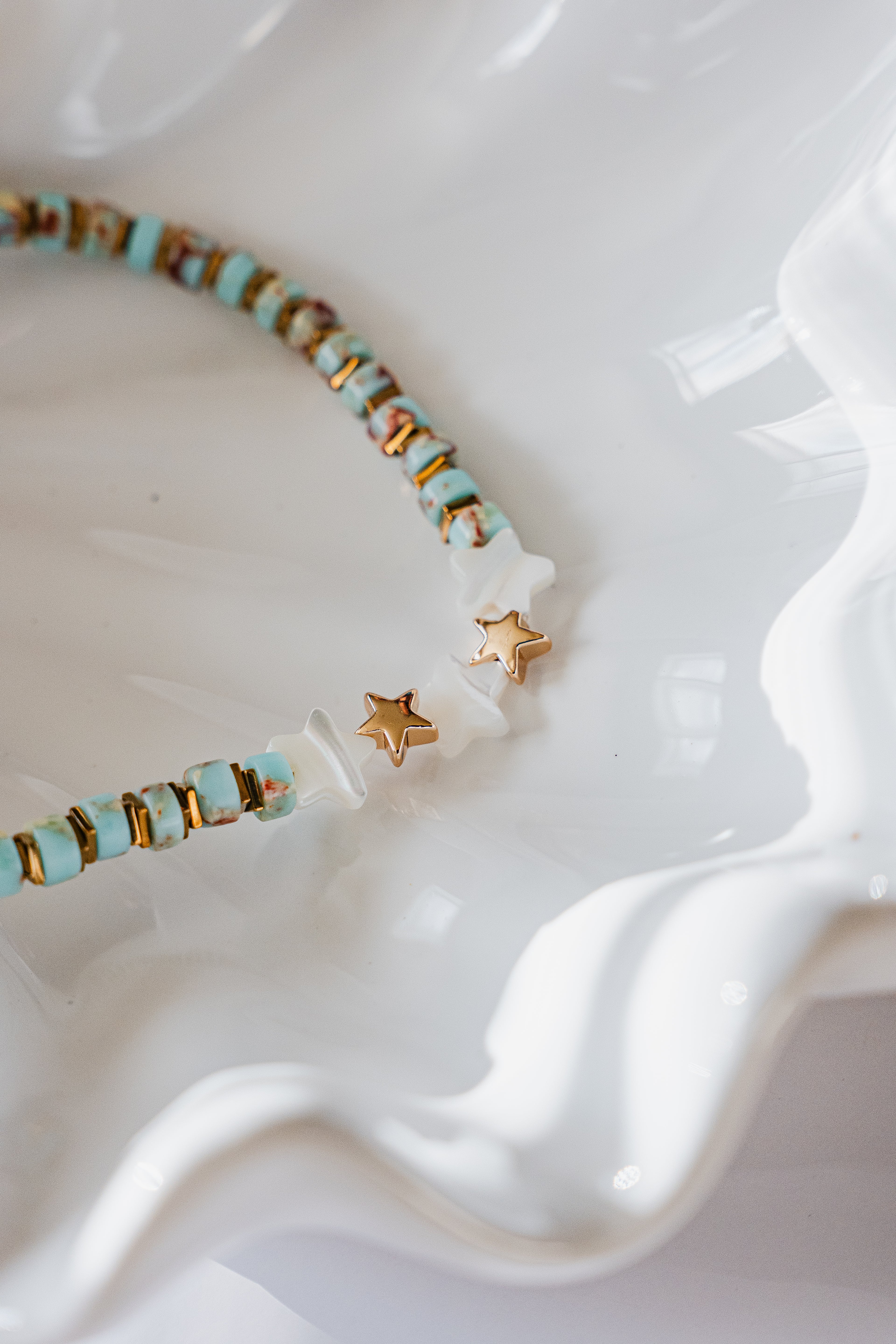 Serpentinite Jasper Beaded Necklace