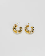 Ophelia Gold Stainless Steel Hoops