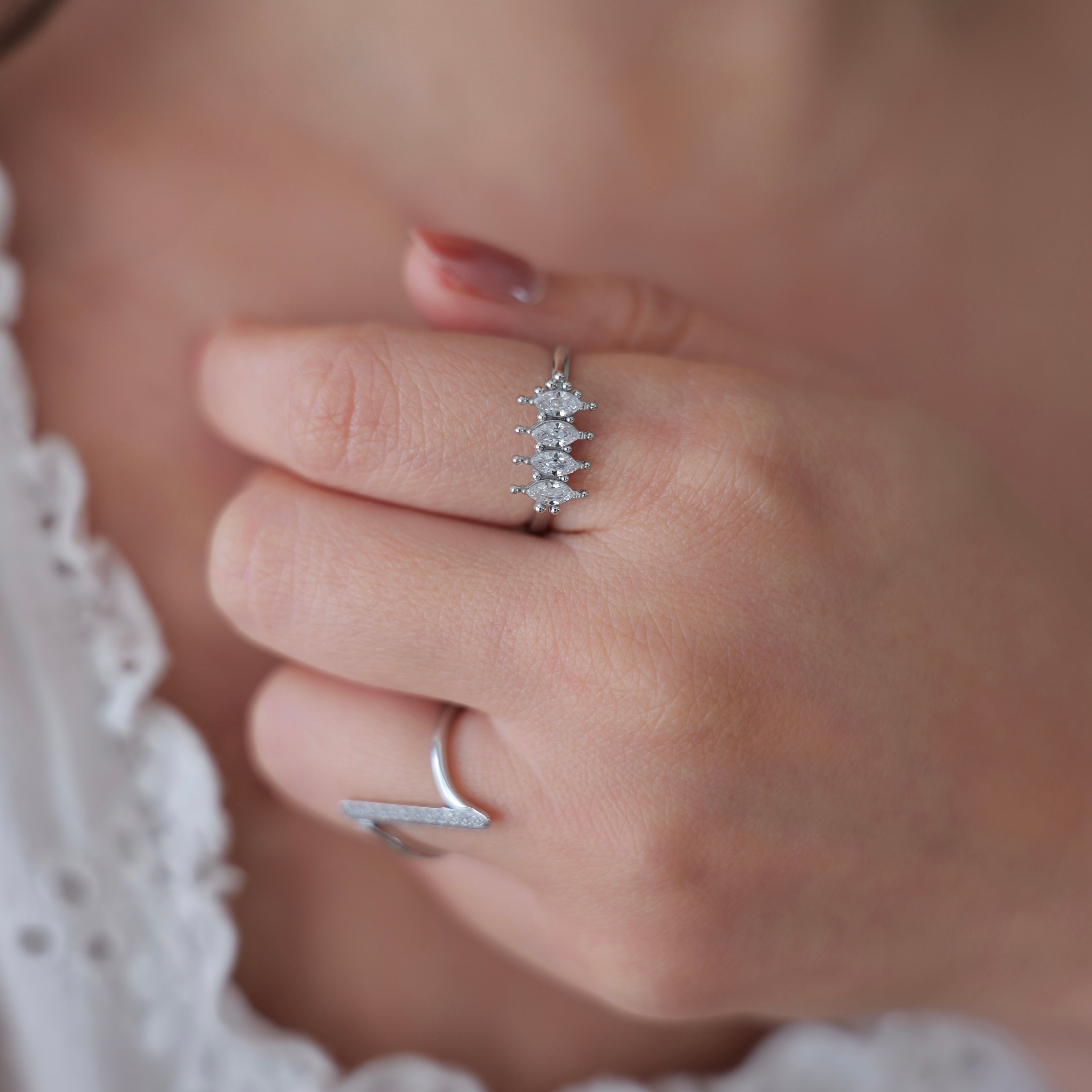 Aria Adjustable Stainless Steel Ring