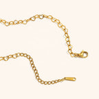 Charmed-Stainless Steel Charm Necklace