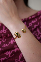 Mazie 18K Non-Tarnish Round Thin Bracelet