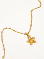 Astraia 18K Gold Non-Tarnish Starfish Necklace