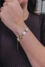 Margot Stainless Steel Pearl Bracelet