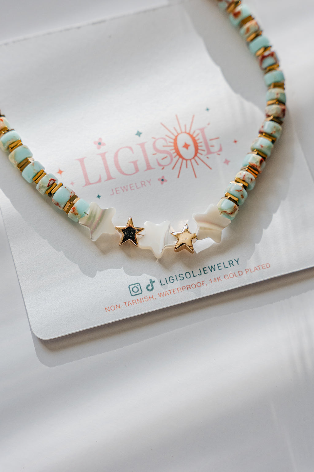 Serpentinite Jasper Beaded Necklace