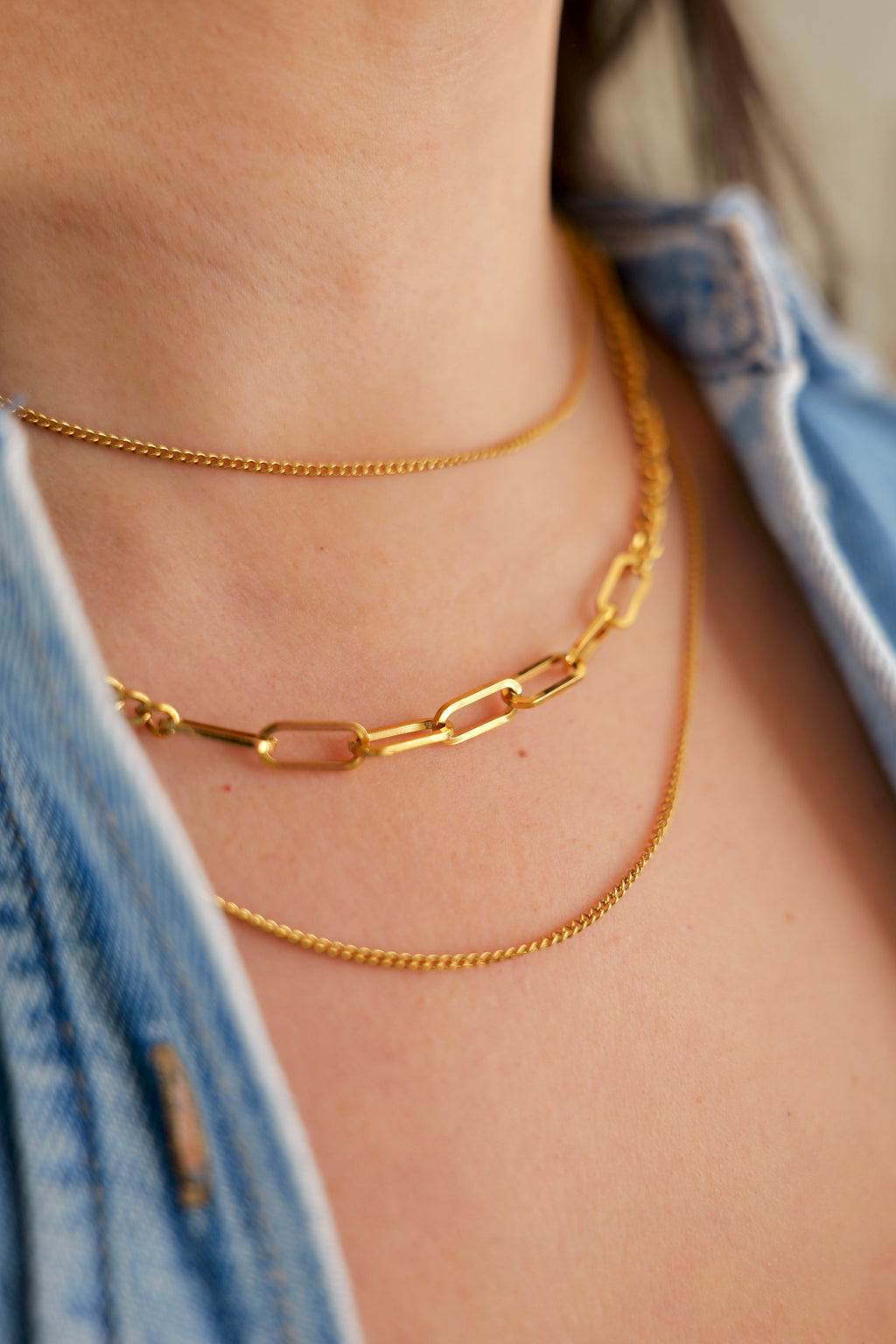 Milan Layer Stainless Steel Necklace