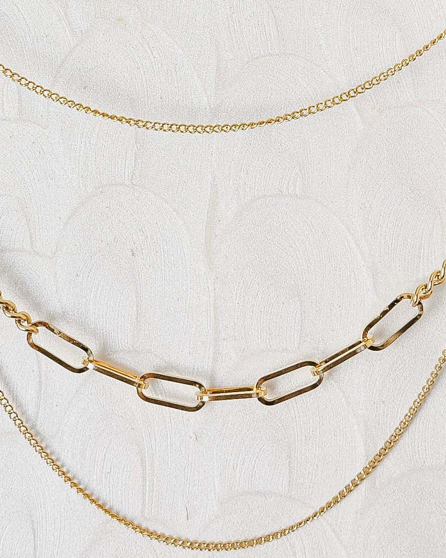 Milan Layer Stainless Steel Necklace