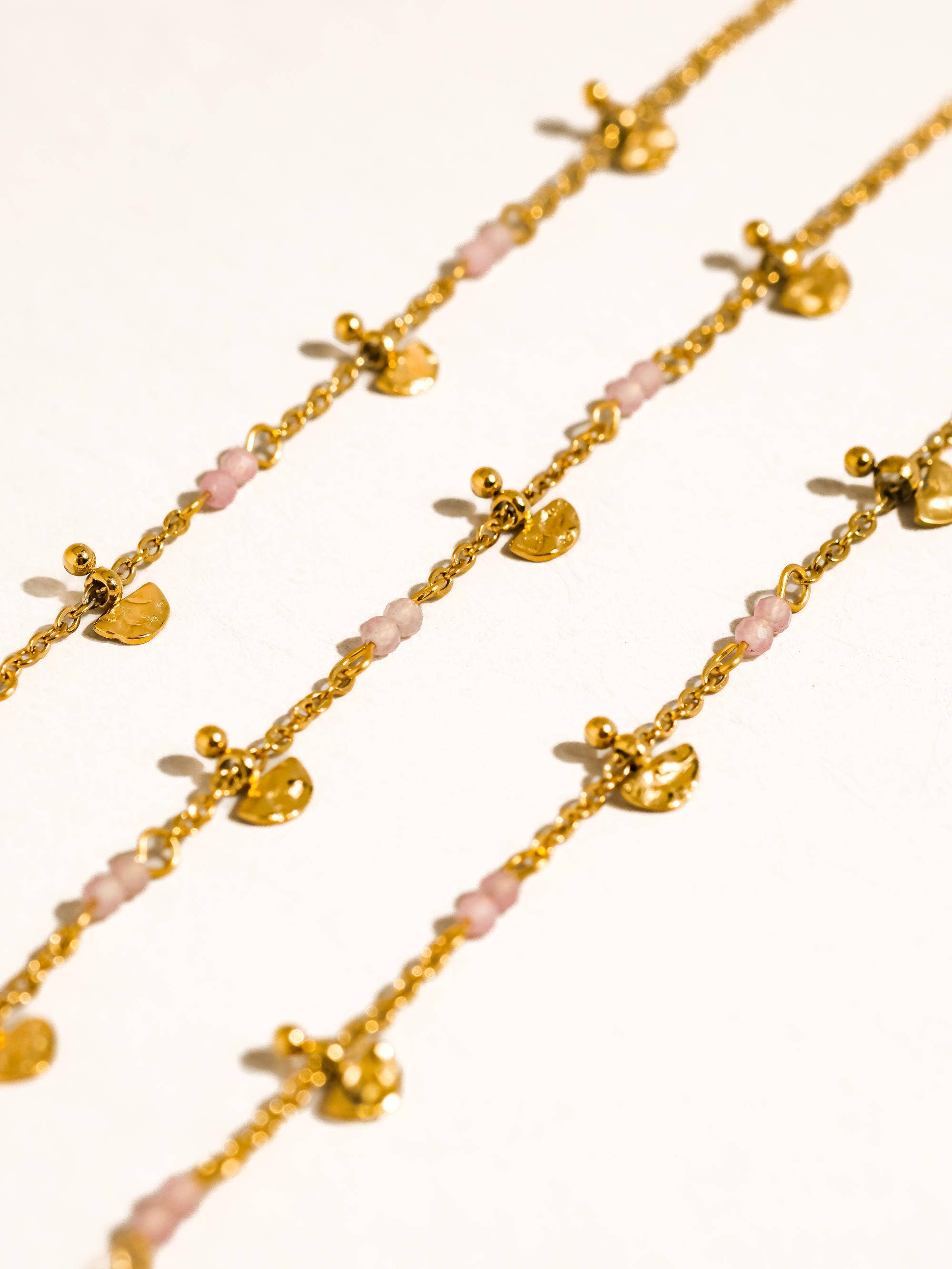 Mia 18K Non-Tarnish Beaded Chain Necklace