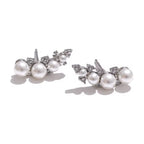 Leah pearl studs