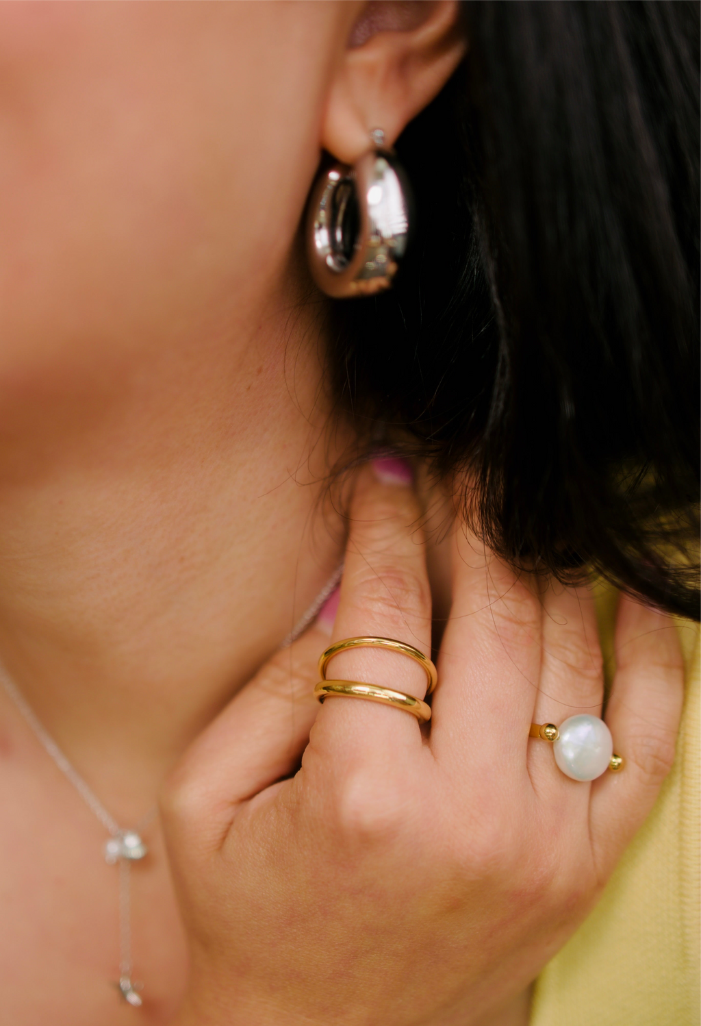 Harvey 18K Gold Non-Tarnish Classic Double Band Ring