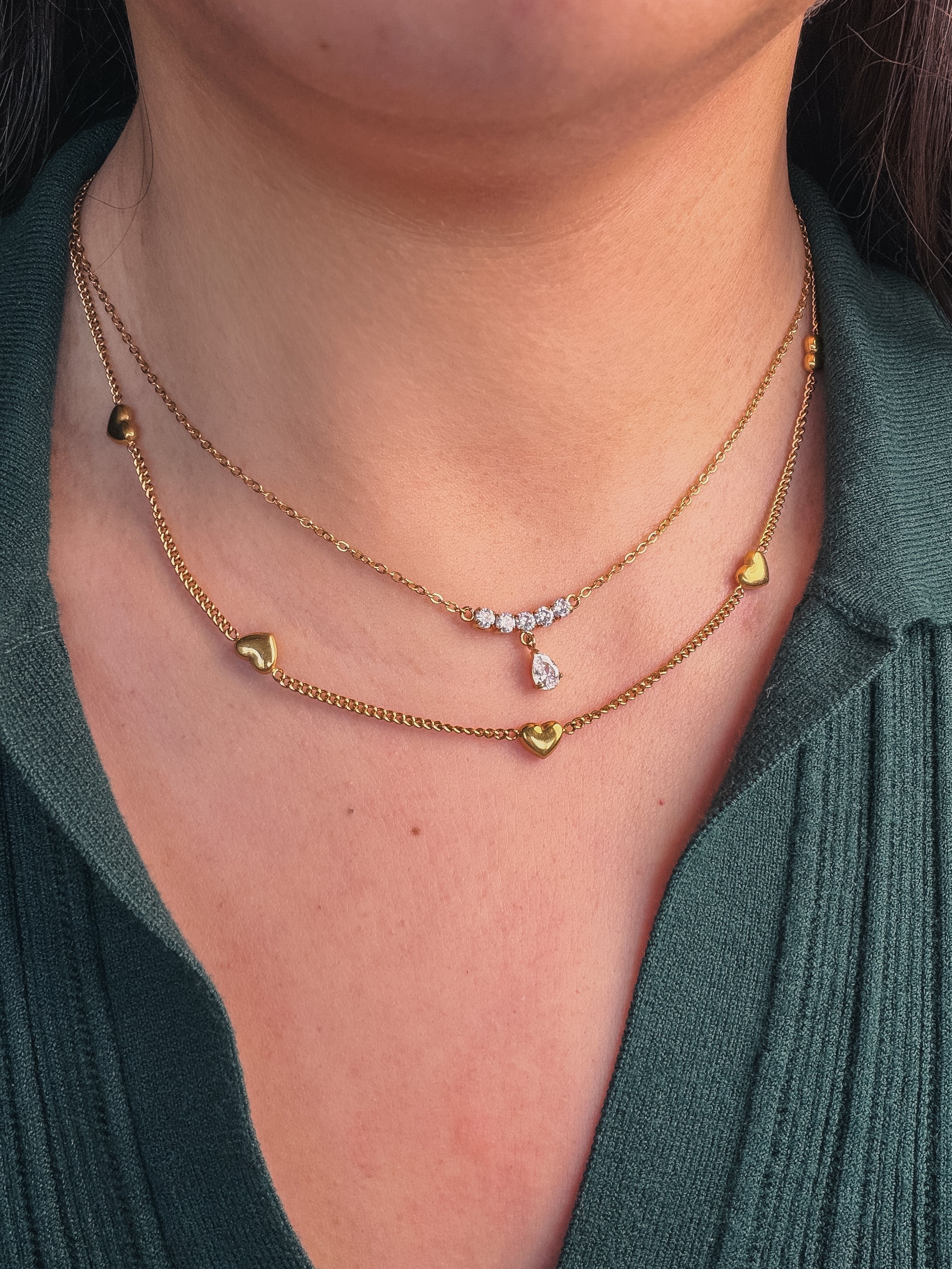 Claire Stainless Steel Dainty Necklace