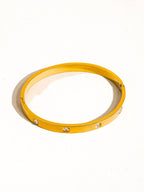 Luna 18K Gold Non-Tarnish Classic CZ Bangle
