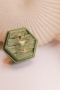 Pesca 18K Gold Non-Tarnish Sea Life Adjustable Ring Set