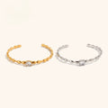 Maddie Stainless Steel Adjustable Cuff Bracelet