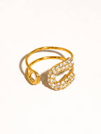 Lory 18K Gold Non-Tarnish Rhinstone