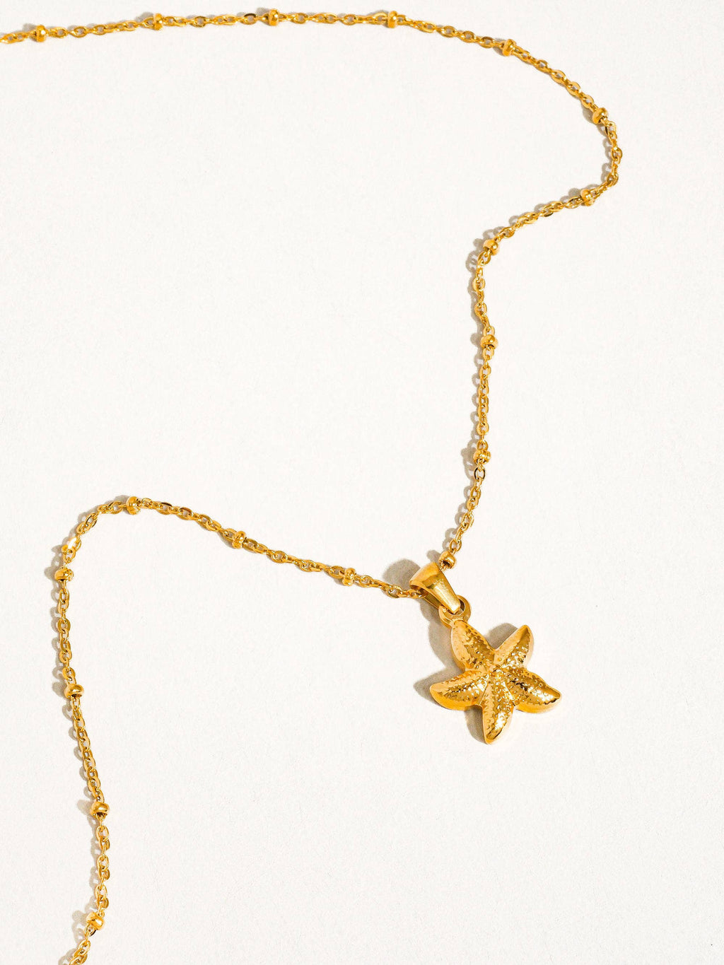 Astraia 18K Gold Non-Tarnish Starfish Necklace