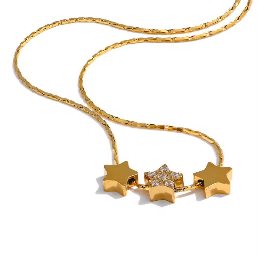 Esme's Dainty Sister Star Necklace