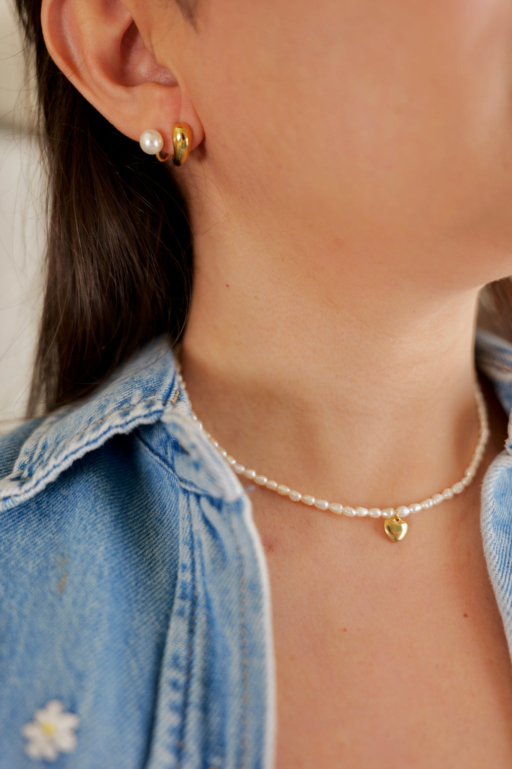 Golden Hour Pearl Old Money Vibes Necklace