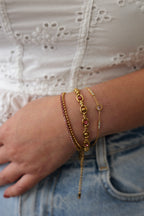 Isla Non Tarnish Pink CZ Bracelet