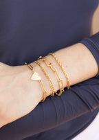 Melissa Gold Stainless Steel Paperclip Chain Bracelet