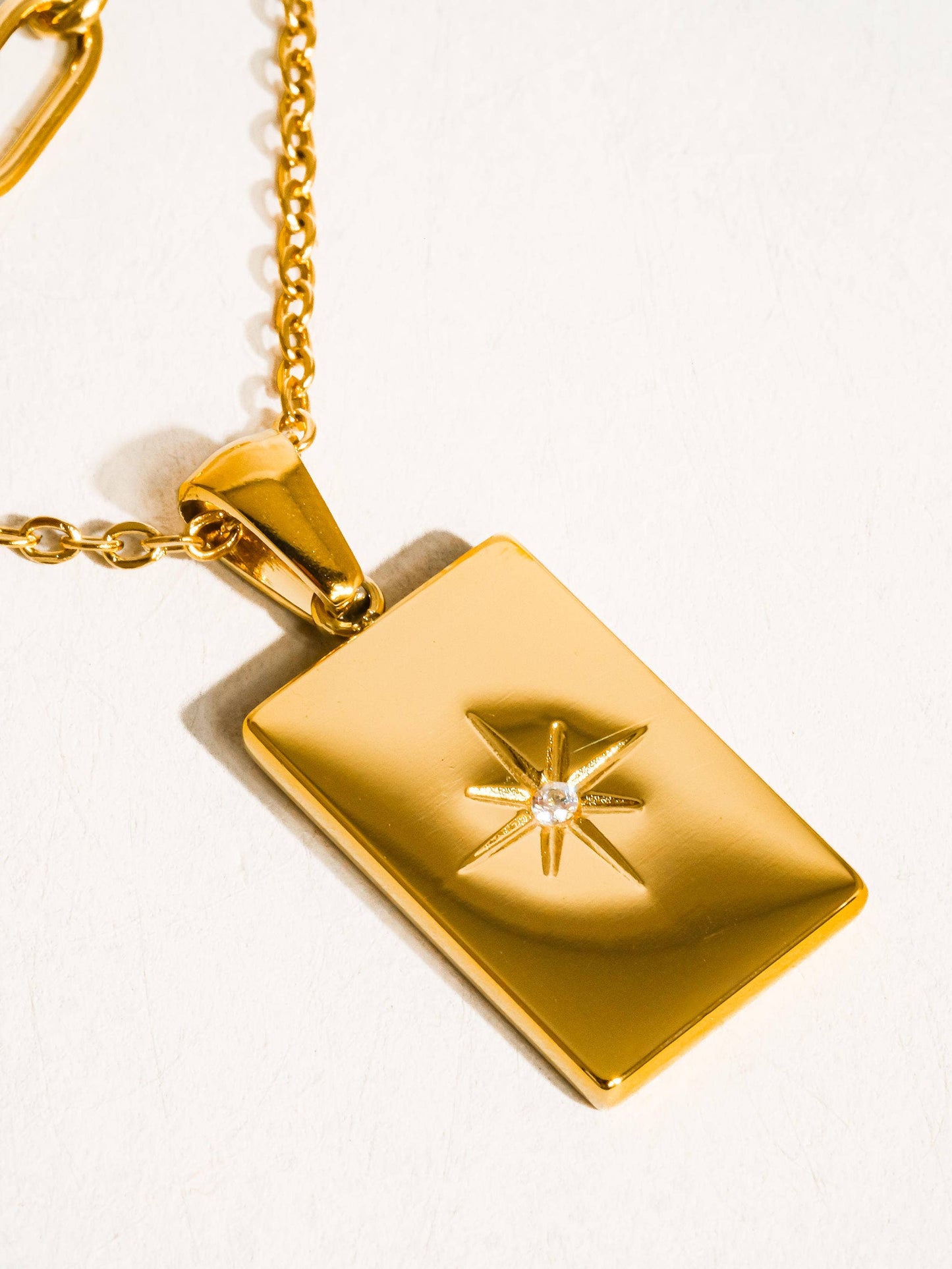 Gabin 18K Gold Non-Tarnish Layered Astro Chain Necklace