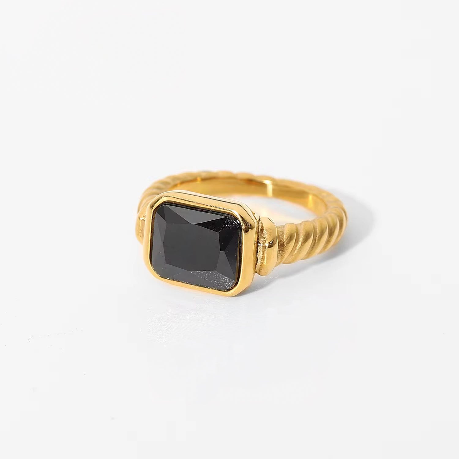 Solar Eclipse Stainless Steel Ring
