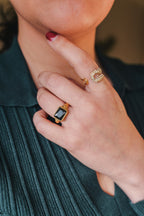 Solar Eclipse Stainless Steel Ring