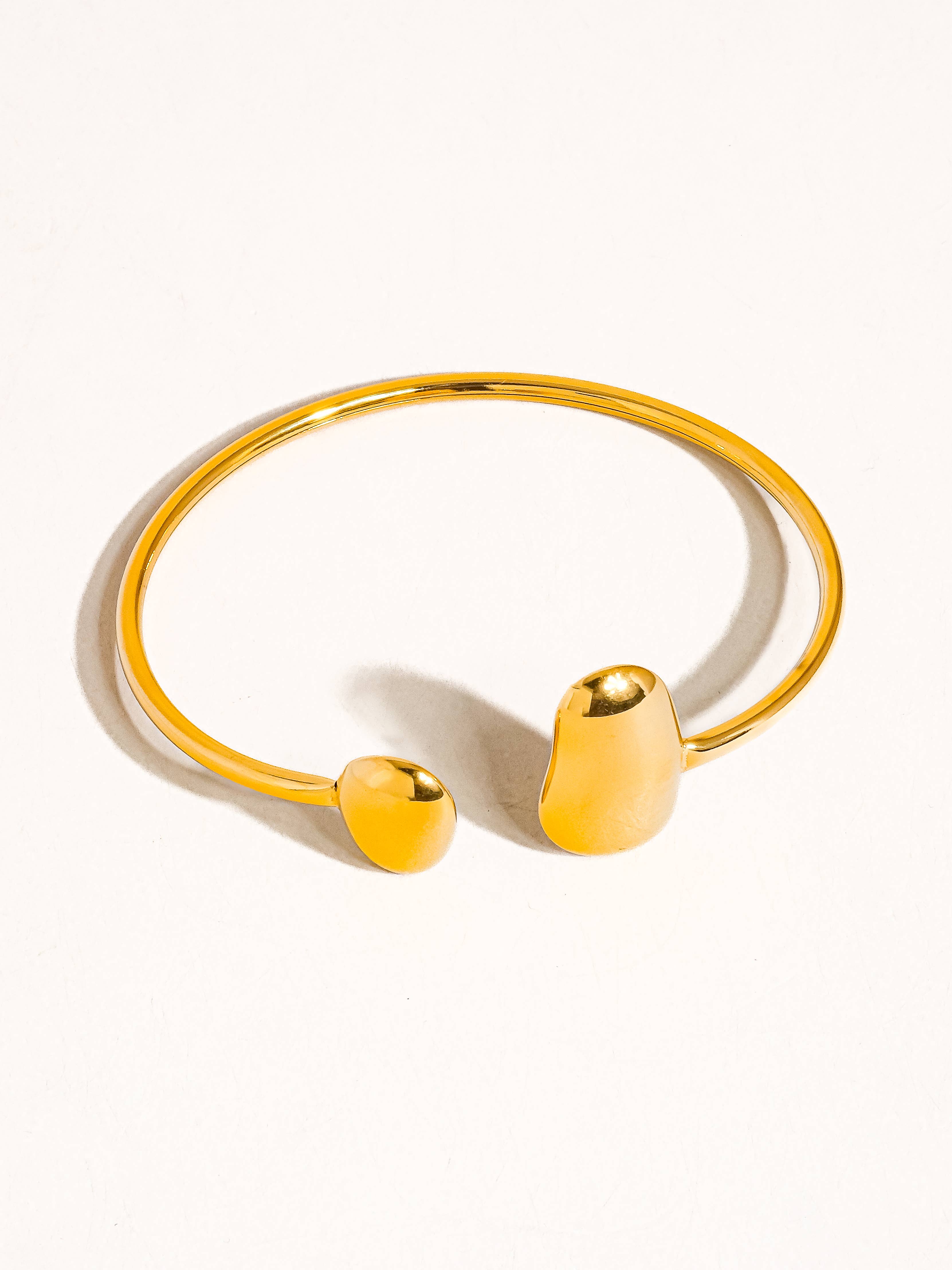 Mazie 18K Non-Tarnish Round Thin Bracelet