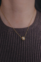 Margot Stainless Steel Pearl Necklace