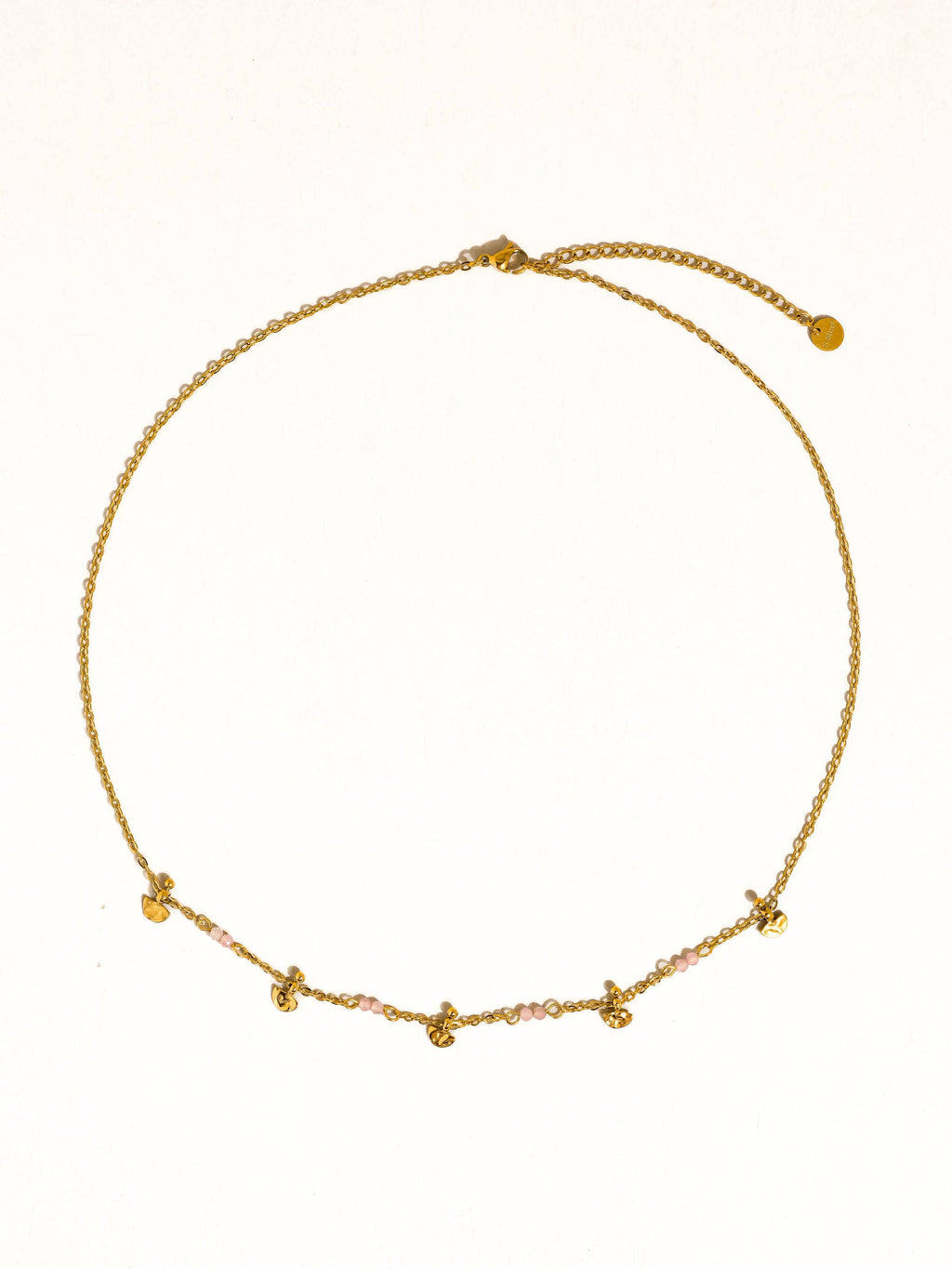 Mia 18K Non-Tarnish Beaded Chain Necklace