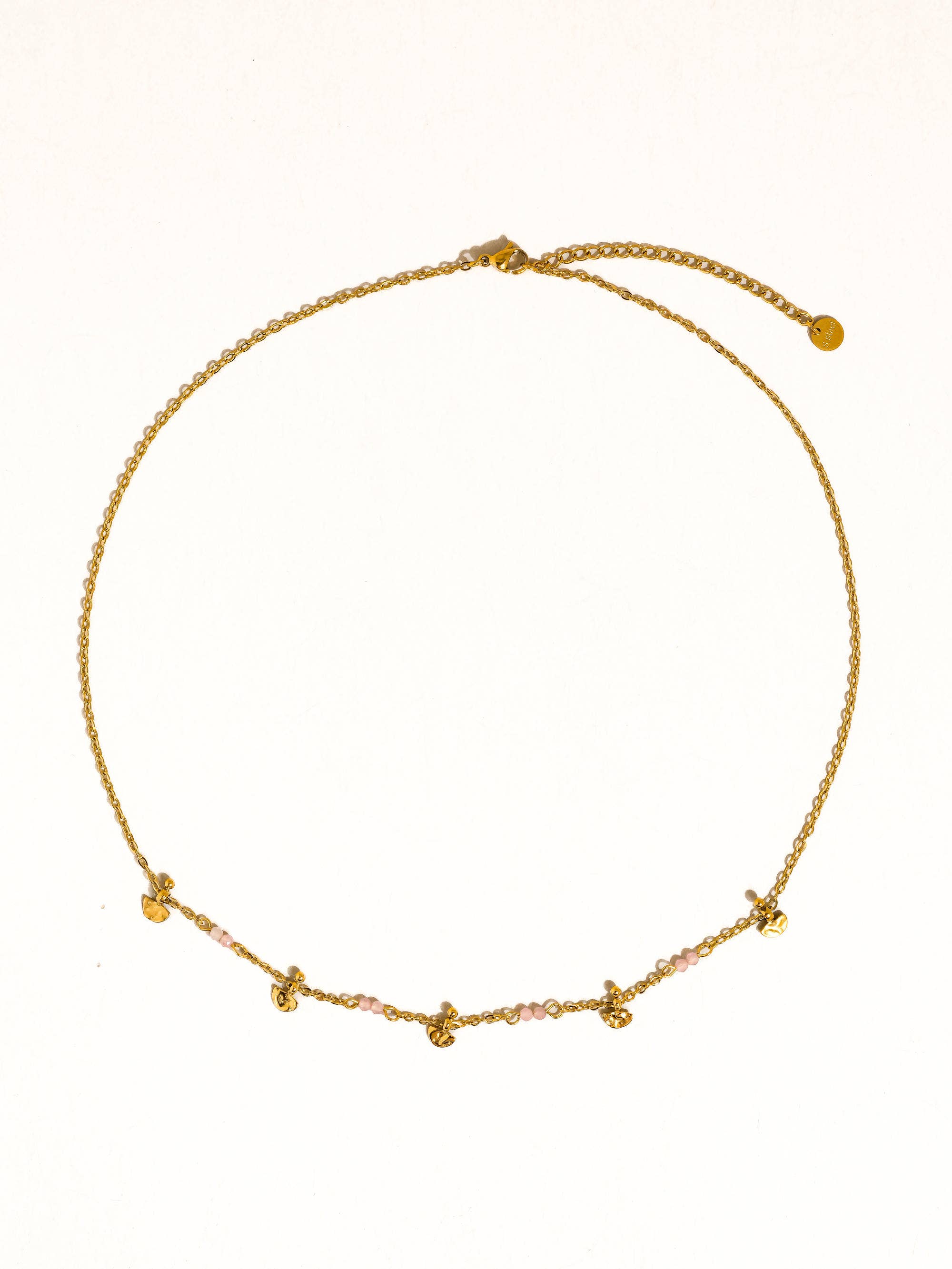 Mia 18K Non-Tarnish Beaded Chain Necklace