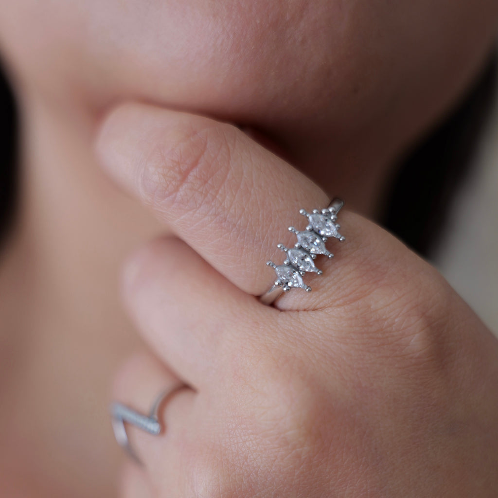 Aria Adjustable Stainless Steel Ring