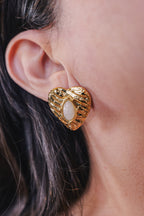 Sona Stainless Steel Heart Earrings