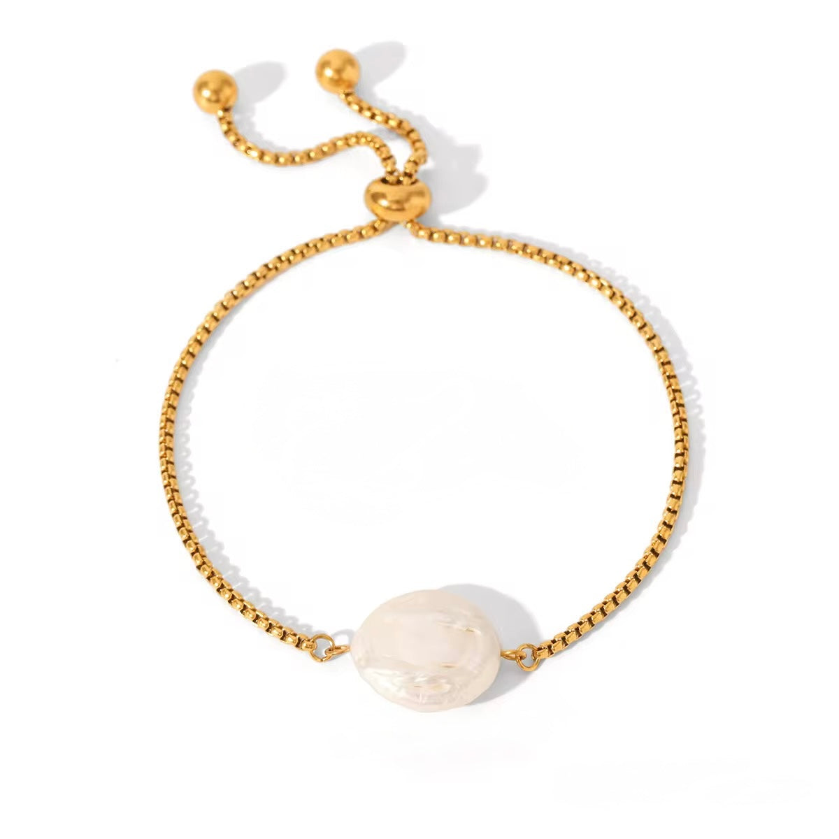 Olivia Freshwater Pearl Adjustable Bracelet