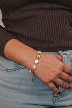 Margot Stainless Steel Pearl Bracelet