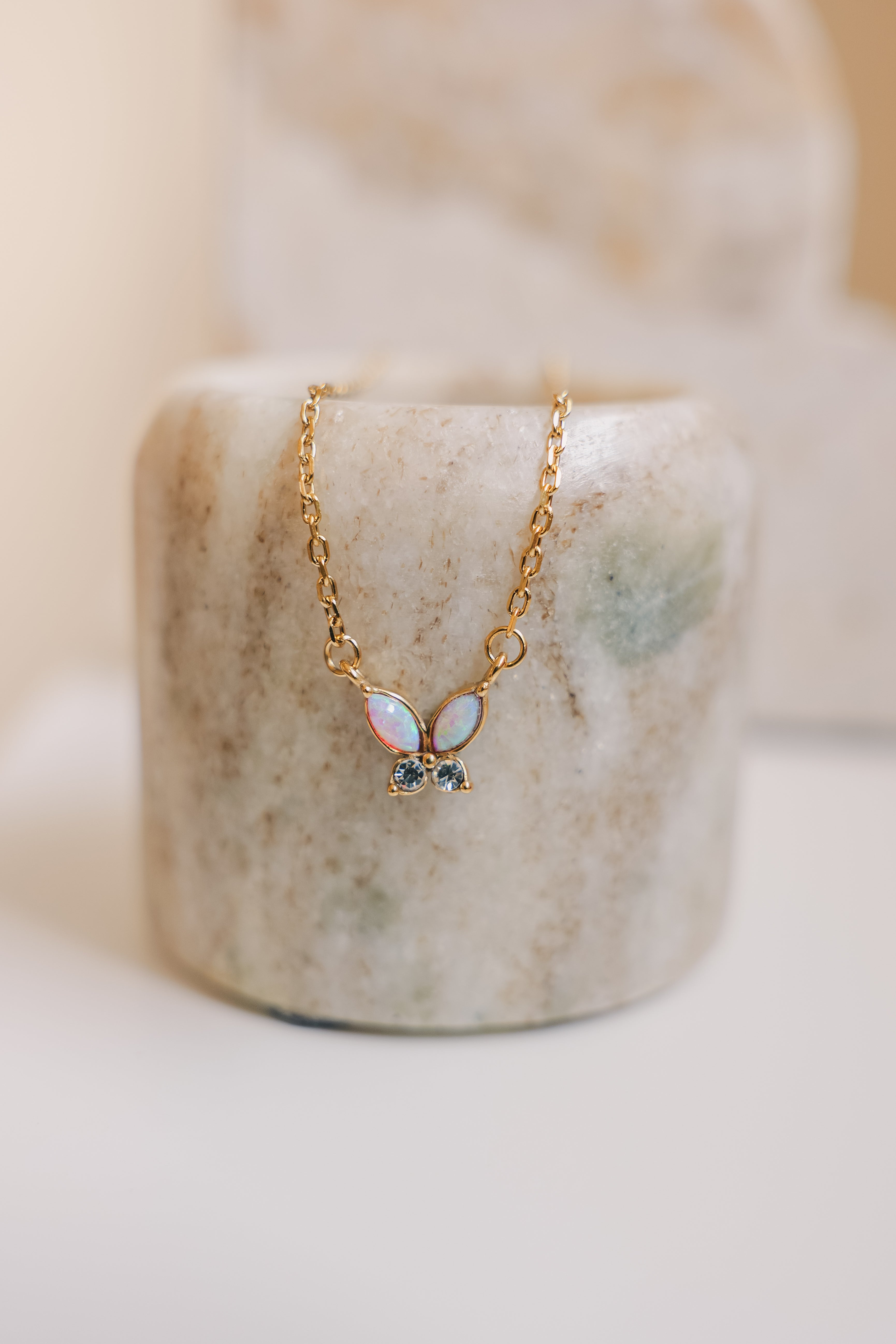 Noa Butterfly Necklace Non-Tarnish & Waterproof