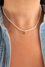 Golden Hour Pearl Old Money Vibes Necklace