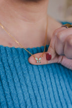 Noa Butterfly Necklace Non-Tarnish & Waterproof