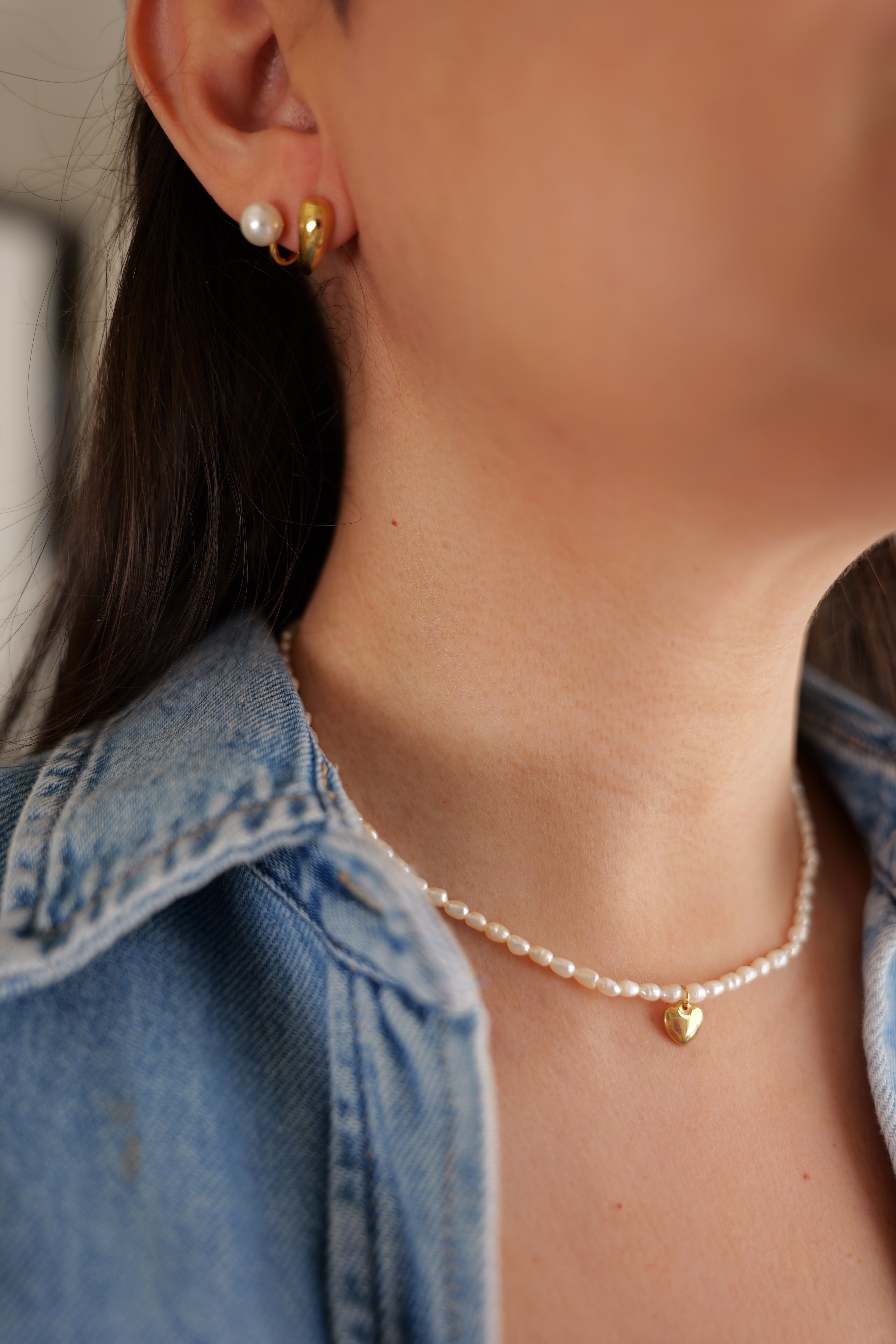 Golden Hour Pearl Old Money Vibes Necklace