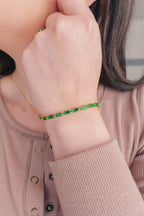 Ivy Emerald Green Tennis Bracelet