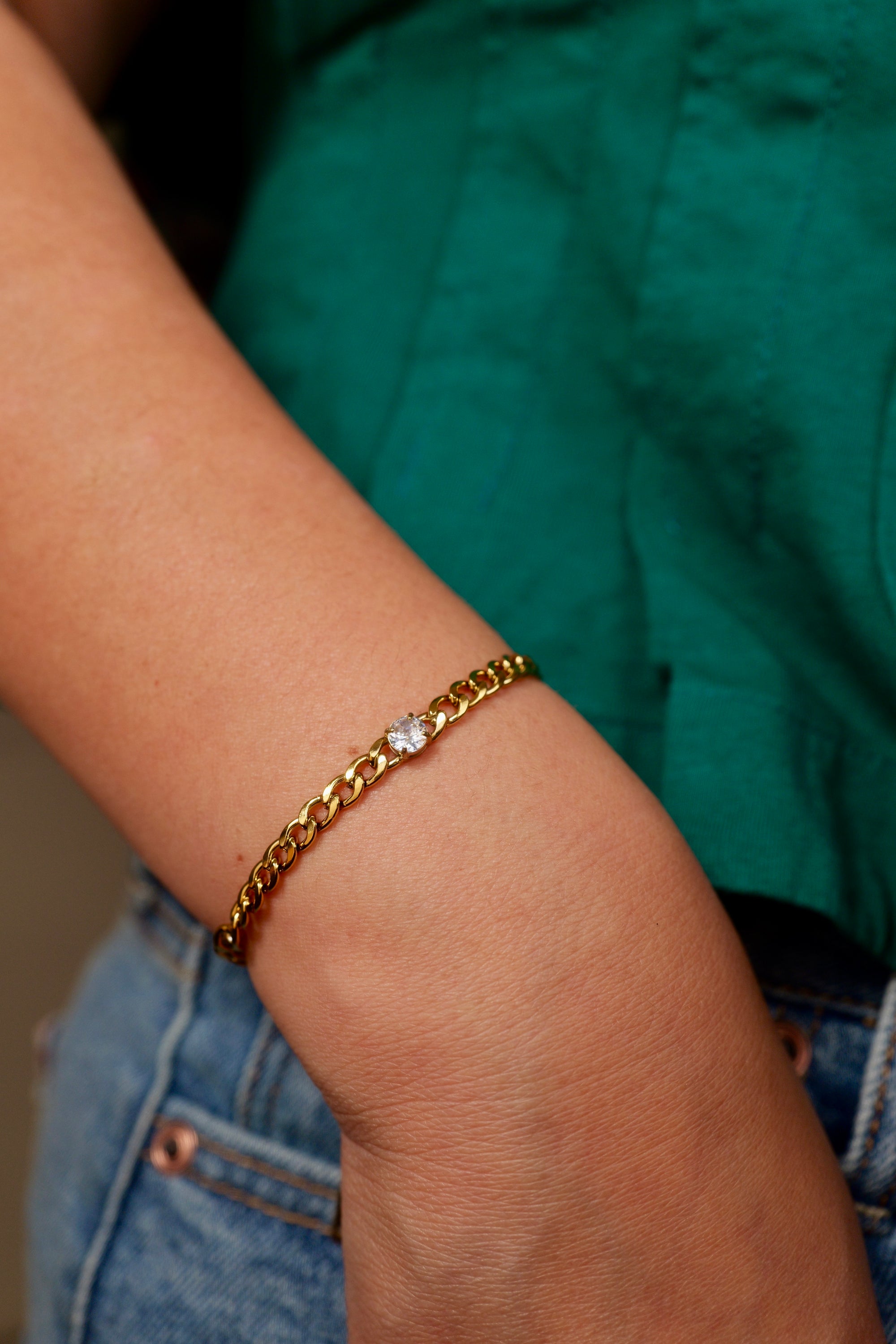 Larissa 18k Stainless Steel Bracelet