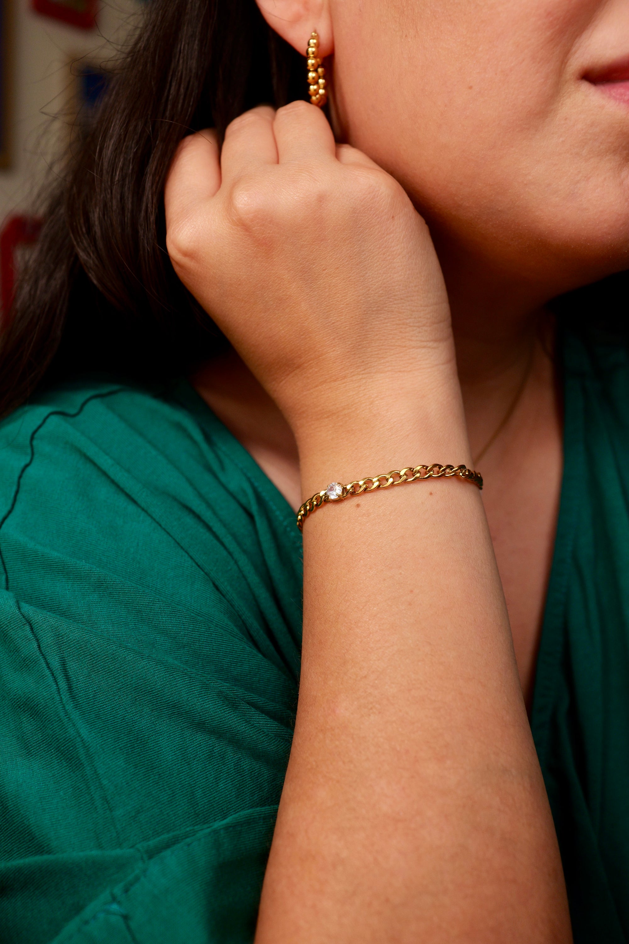 Larissa 18k Stainless Steel Bracelet