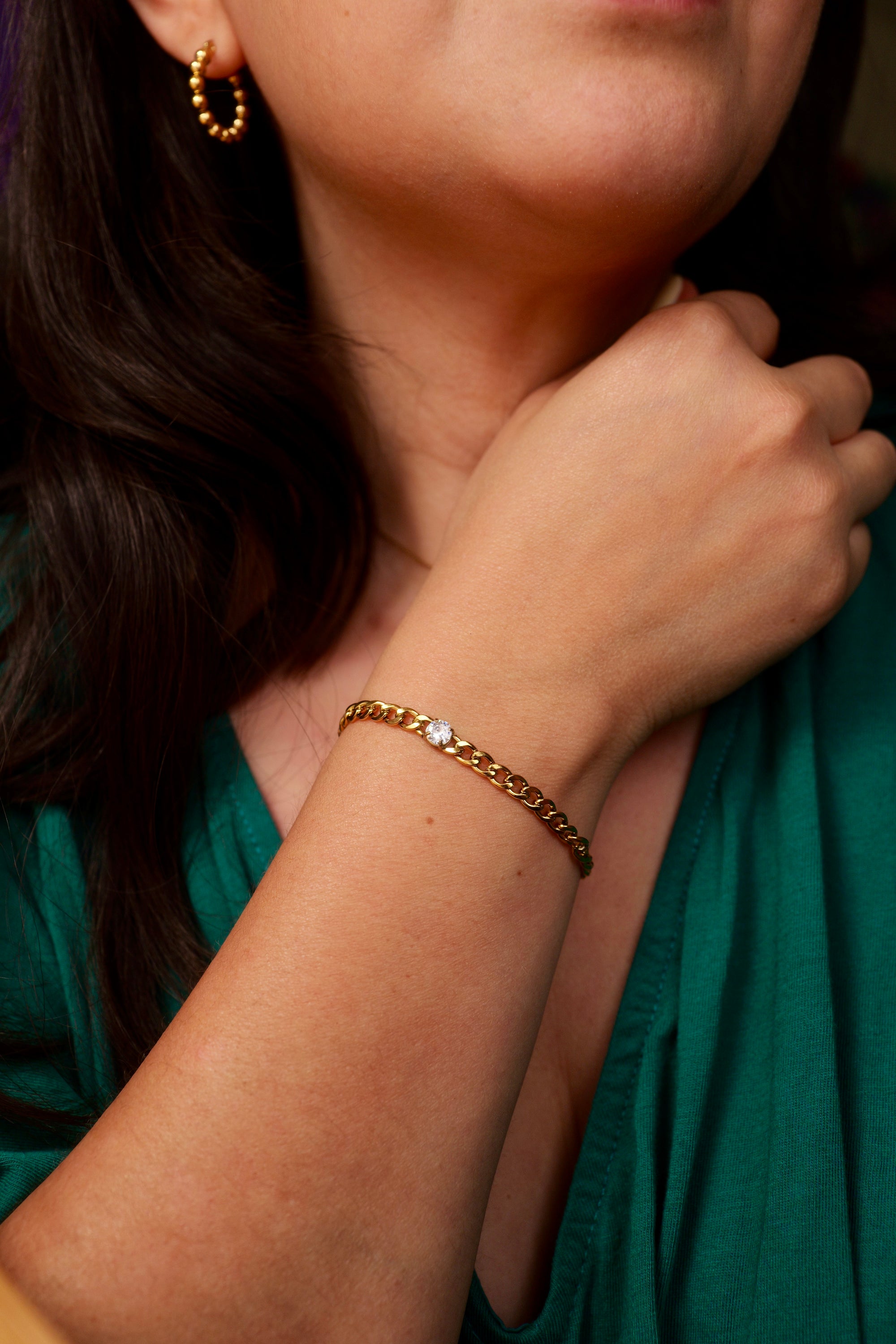 Larissa 18k Stainless Steel Bracelet
