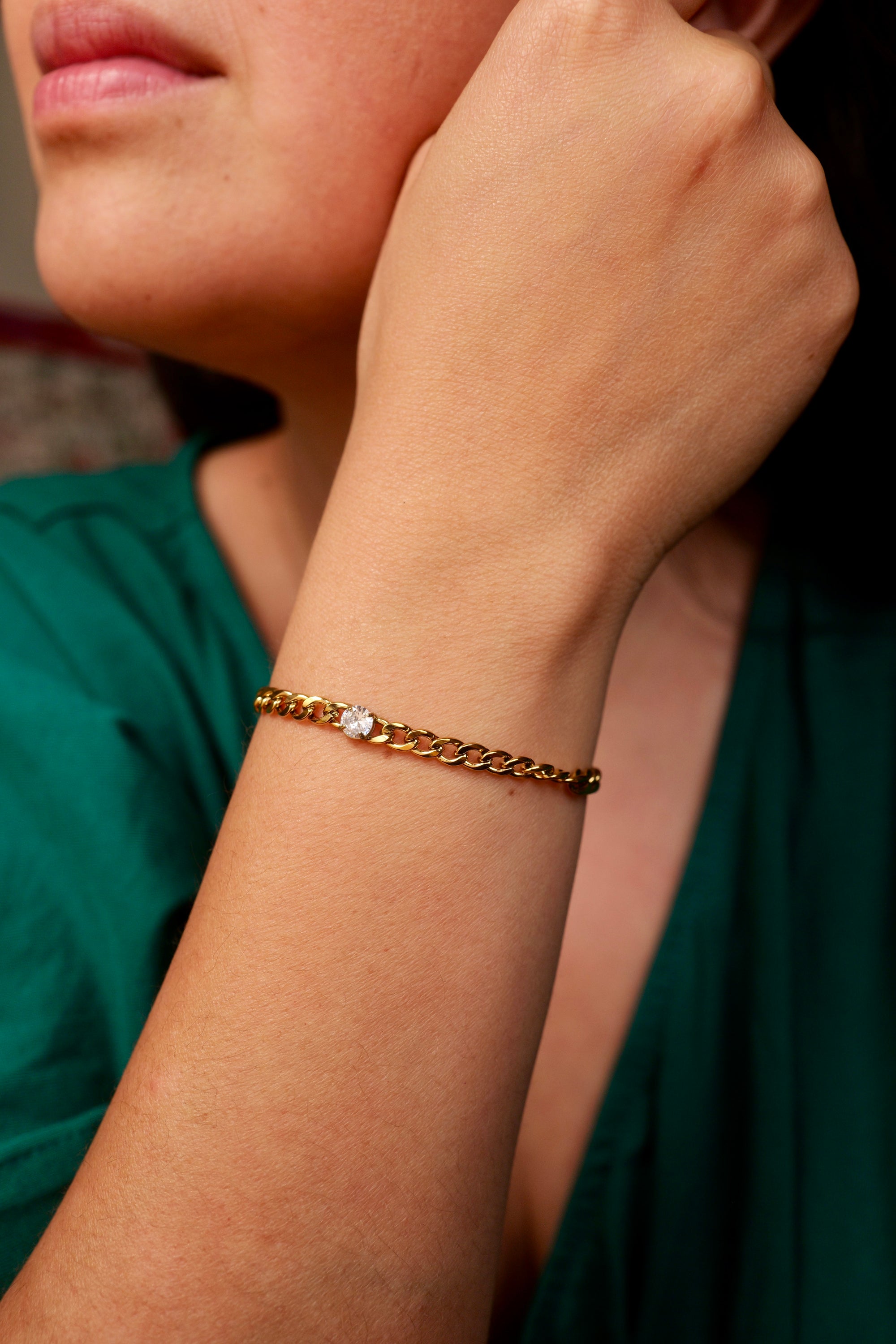 Larissa 18k Stainless Steel Bracelet