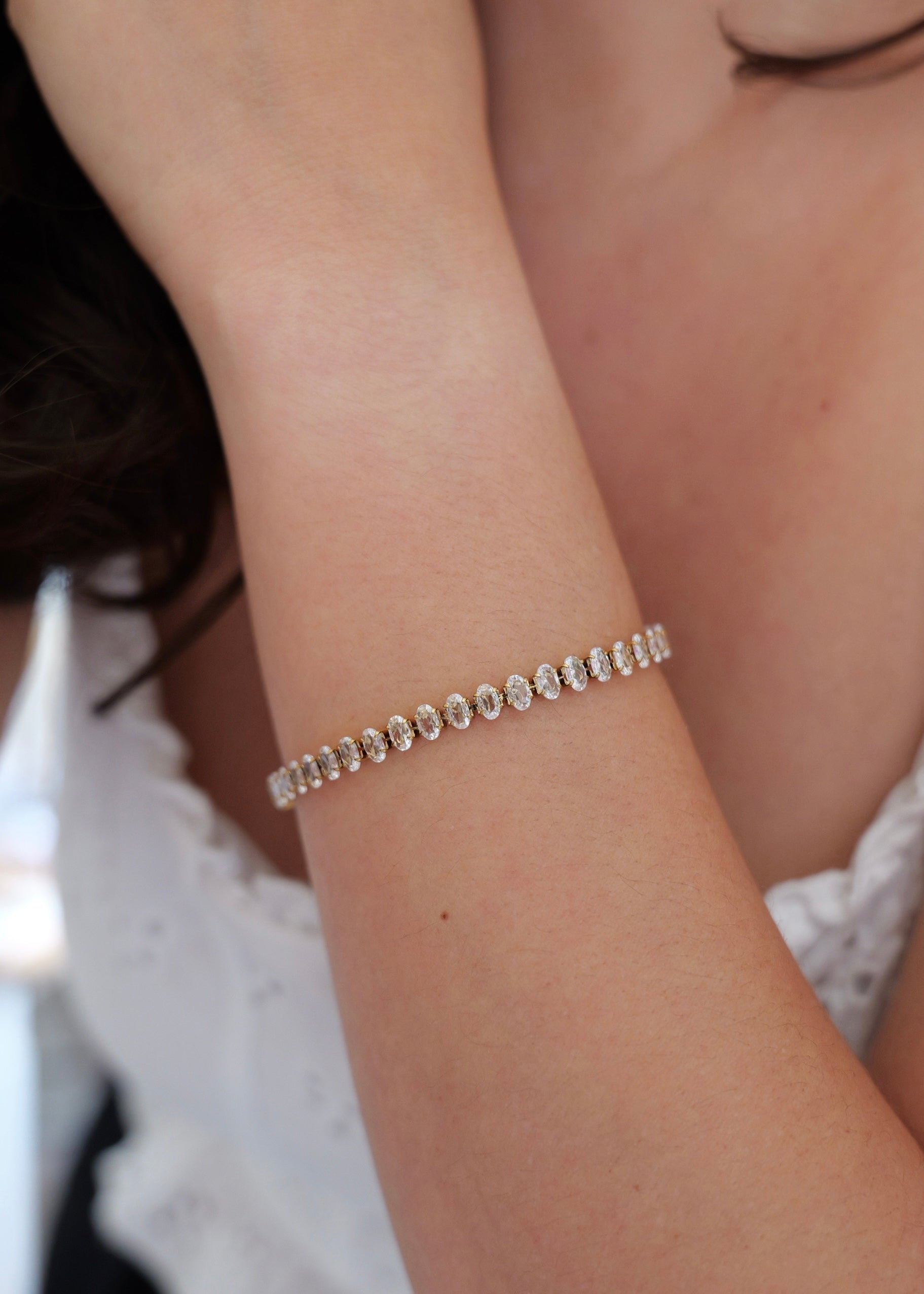Lumi Stainless Steel Tennis Bracelet