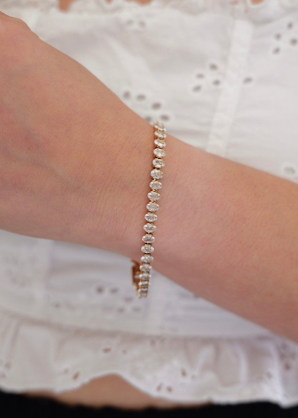 Lumi Stainless Steel Tennis Bracelet